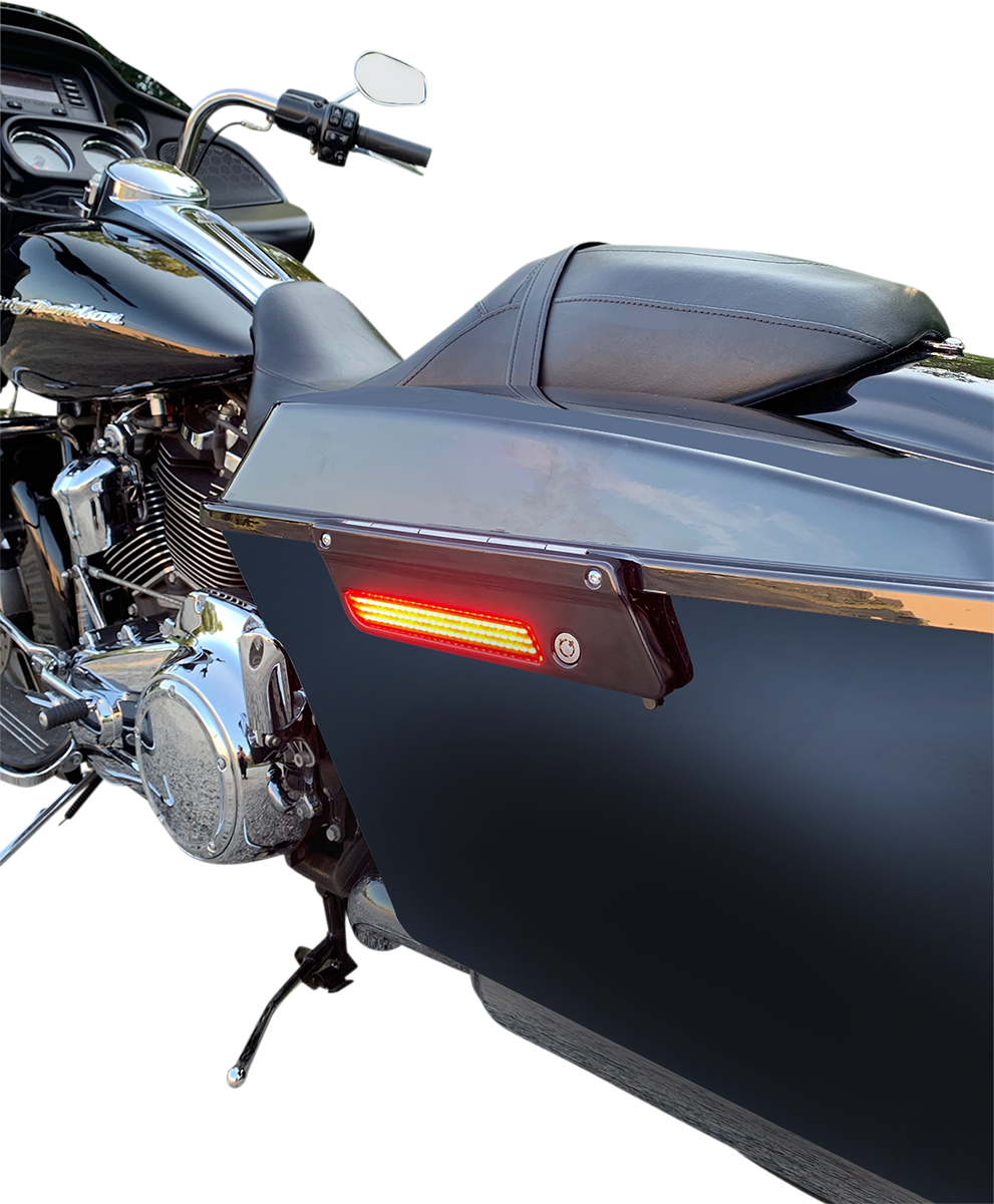 CUSTOM DYNAMICS Saddlebag Light - Red Lens 2040-2845