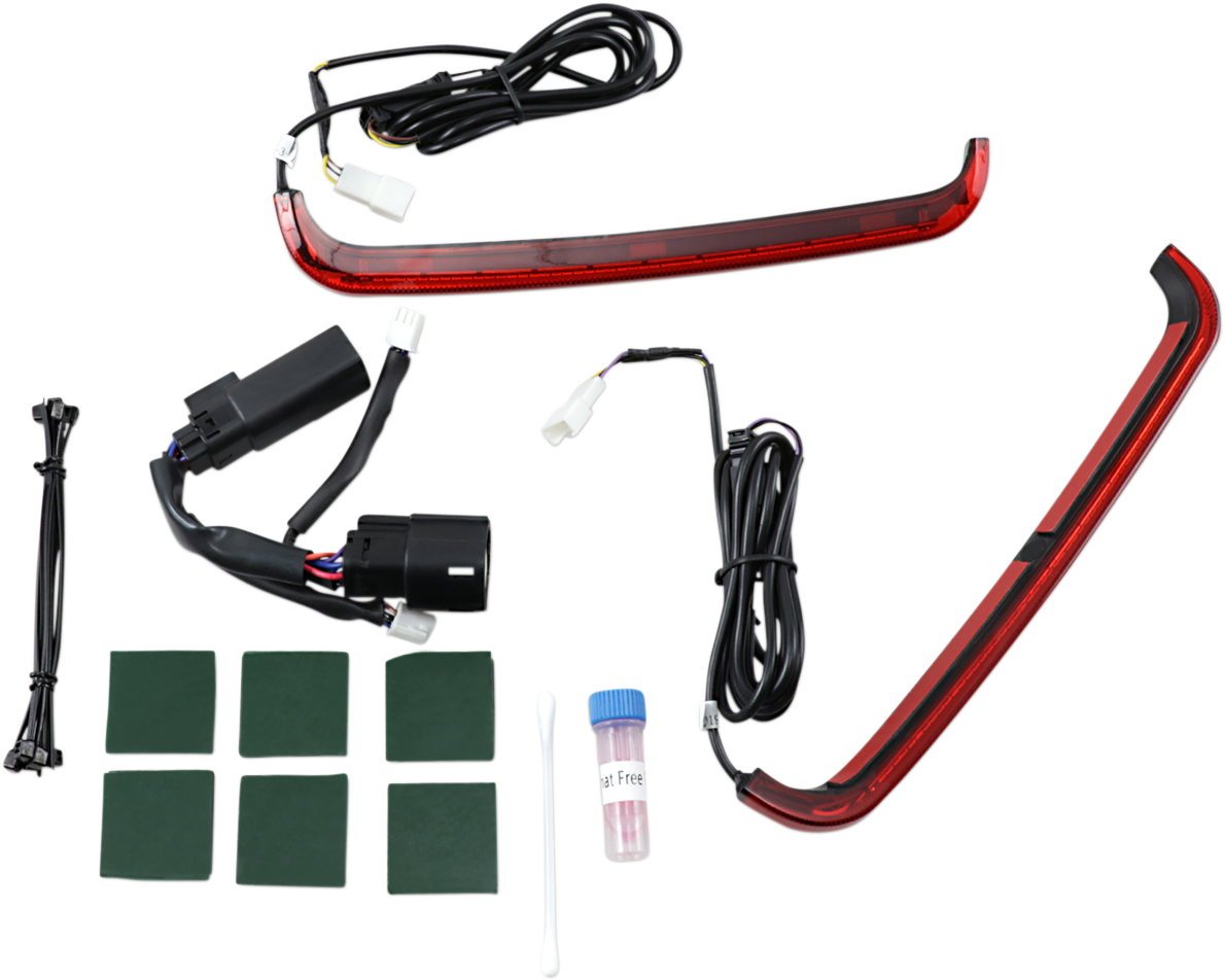 CUSTOM DYNAMICS Saddlebag Lights - '10-'13 / Red Lens 2040-2361