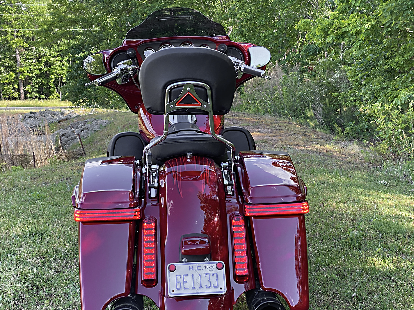 CUSTOM DYNAMICS Saddlebag Lights - BCM / Black/Red 2040-2267