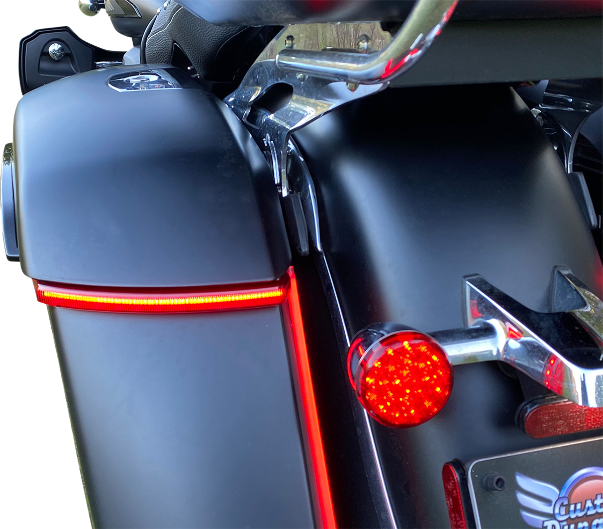 CUSTOM DYNAMICS Saddlebag Lights - Red 2040-2726