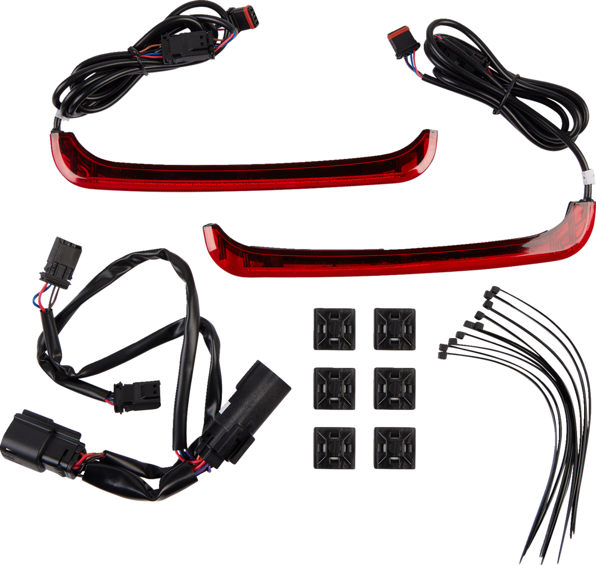 CUSTOM DYNAMICS Saddlebag Lights - Red Lens 2040-2439
