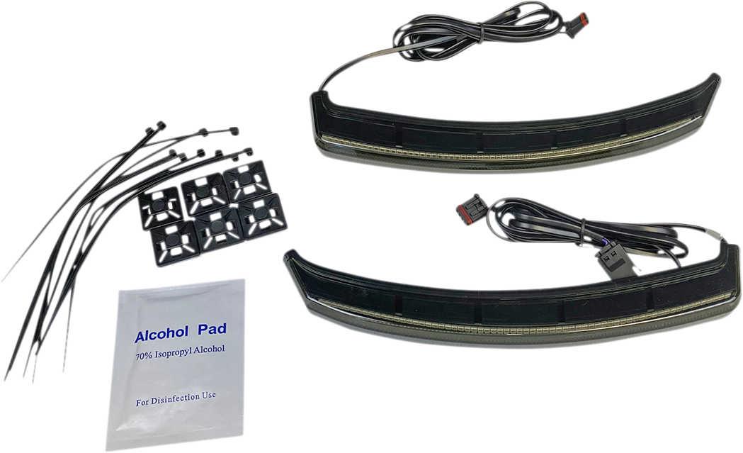 CUSTOM DYNAMICS Saddlebag Lights - Smoke 2040-2727