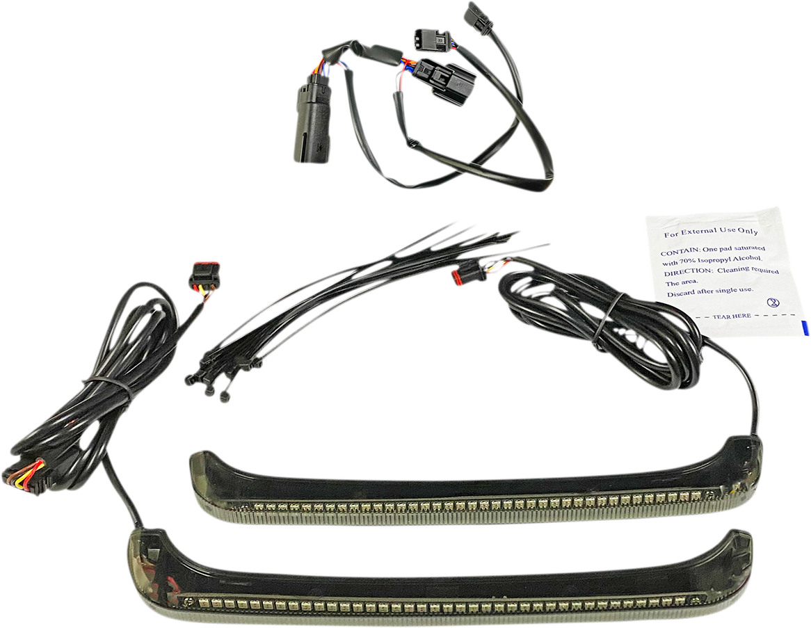 CUSTOM DYNAMICS Saddlebag Lights - Smoke Lens 2040-2687
