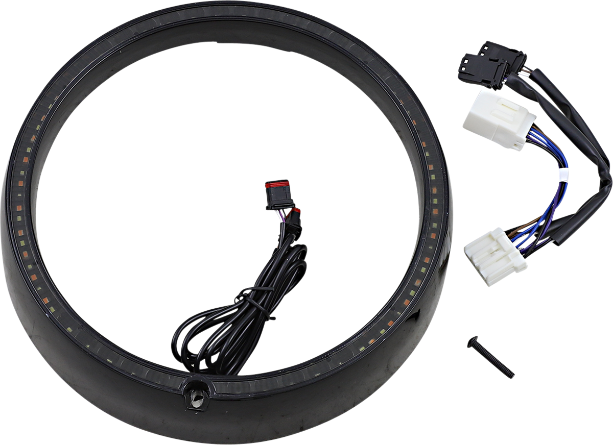 CUSTOM DYNAMICS Sequential Trim Ring - Black 2001-2317