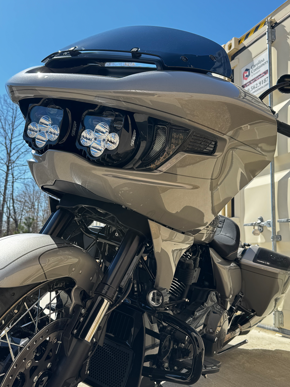 CUSTOM DYNAMICS Shark Demon® 2 Headlight Light - w/ Speed Plates 2001-3047