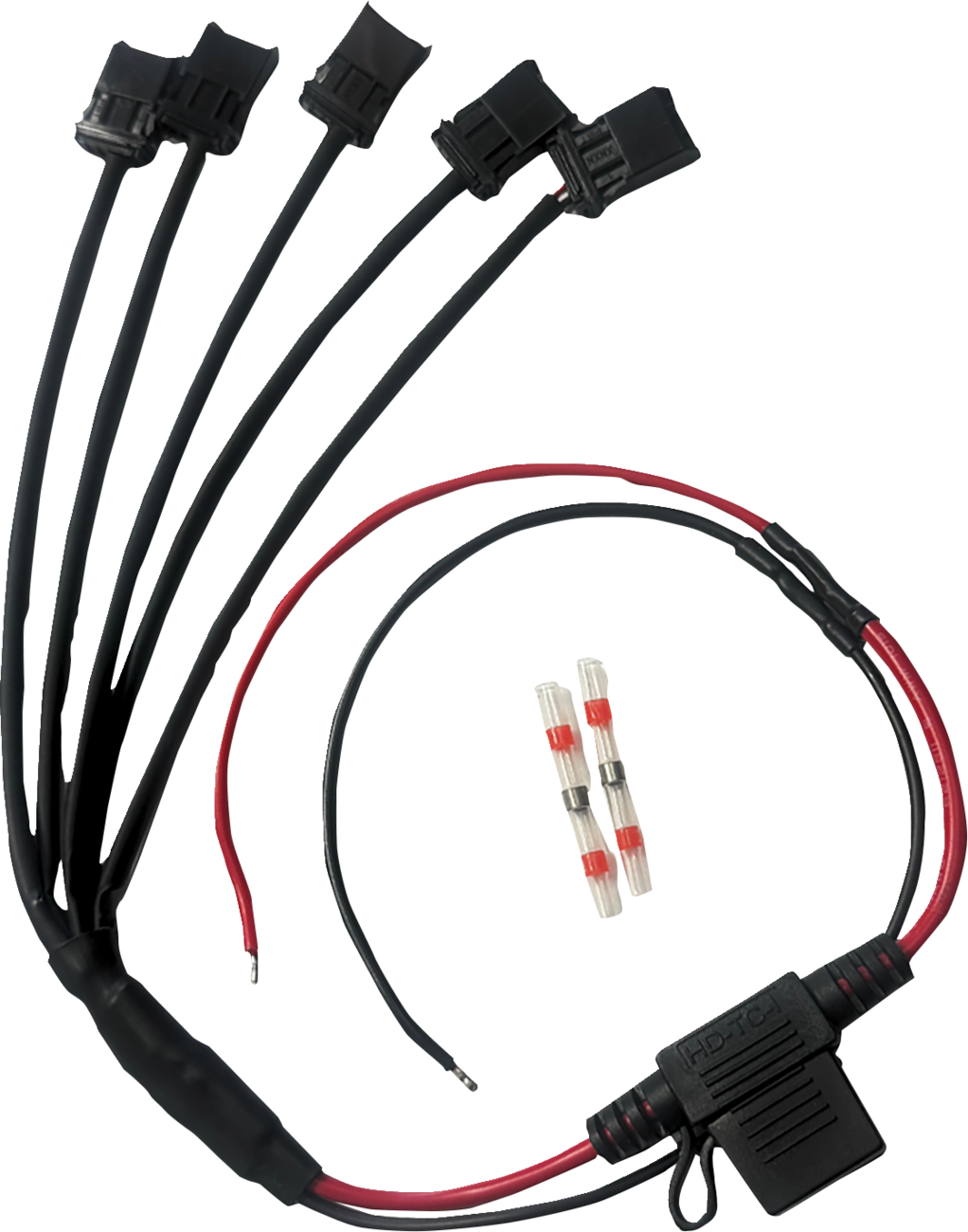 CUSTOM DYNAMICS Shark Demon® Fog Light Wire Harness - Multi-Light 5-to-1 2050-0593