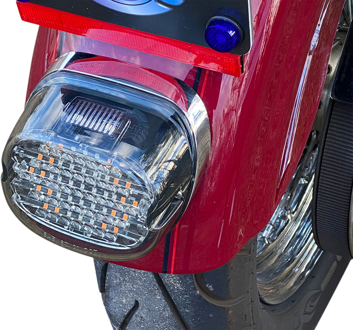 CUSTOM DYNAMICS Taillight w/ Integrated Turn Signal - Top Window / Smoked Lens 2010-1445