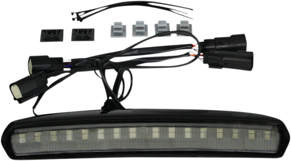CUSTOM DYNAMICS Tour Pack Lid Light - Black/Smoke 2040-2523