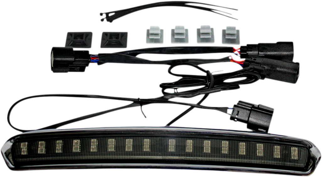 CUSTOM DYNAMICS Tour Pack Lid Light - Chrome/Smoke 2040-2525