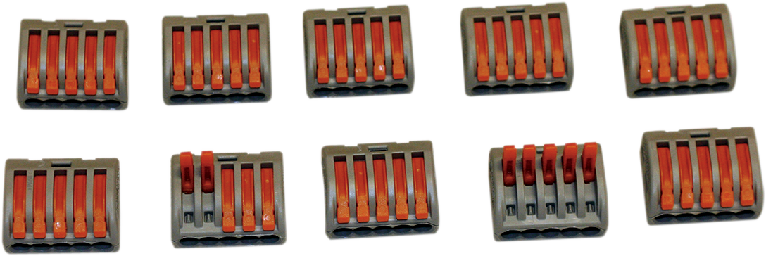 CUSTOM DYNAMICS Wiring Cage Clamps 5-Spot - 10PK 2120-0561