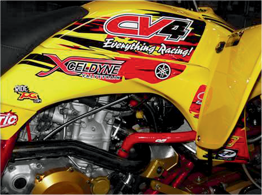 CV4 Performance Radiator Hose Kit - Red / Honda 1902-0074