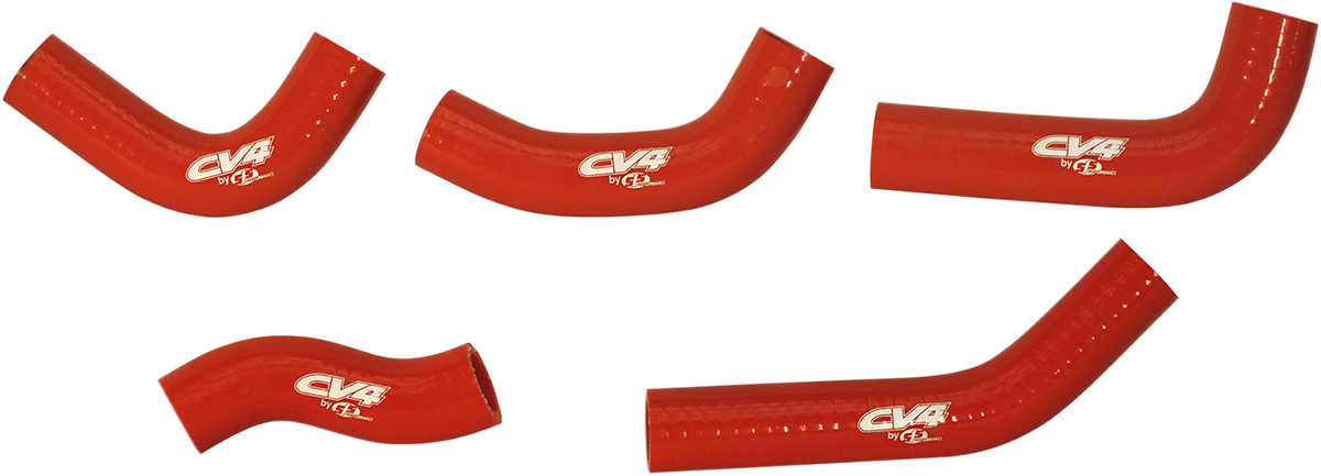 CV4 Performance Radiator Hose Kit - Red / Honda 1902-1696
