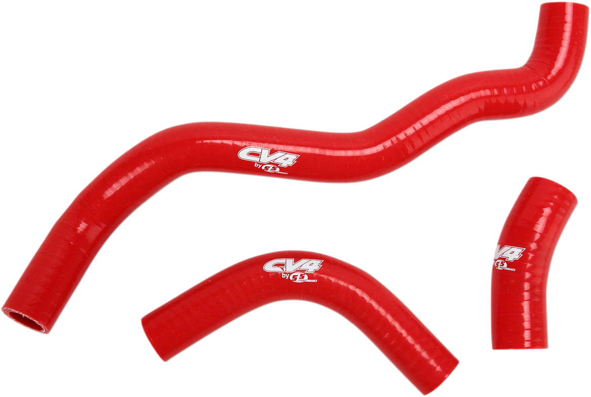 CV4 Performance Radiator Hose Kit - Red / Suzuki 1902-0127
