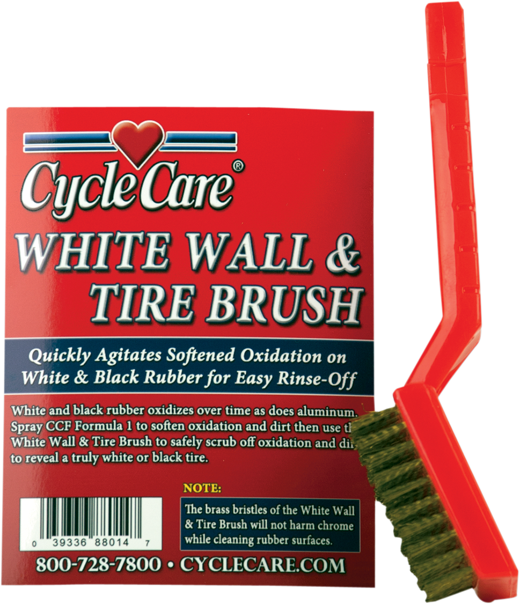 CYCLE CARE FORMULAS Whitewall Tire Brush - 3704-0143