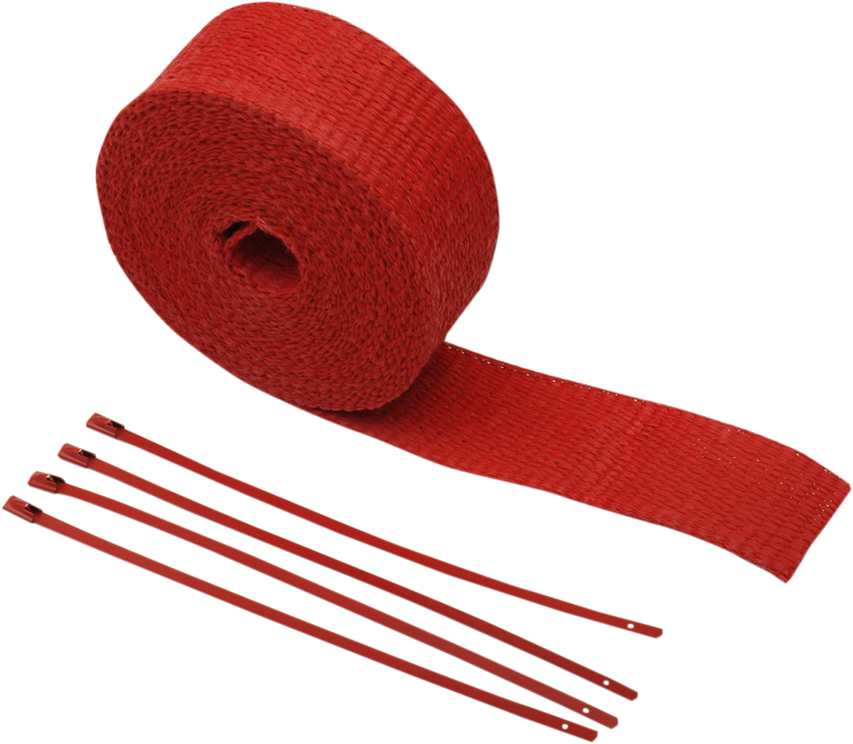 CYCLE PERFORMANCE PROD. Fiberglass Exhaust Wrap Kit - Red / 2" x 25' 1861-0970