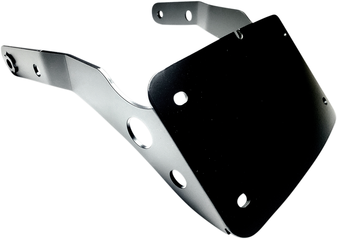 CYCLE VISIONS Curved License Plate Mount - Harley Davidson 2030-1446