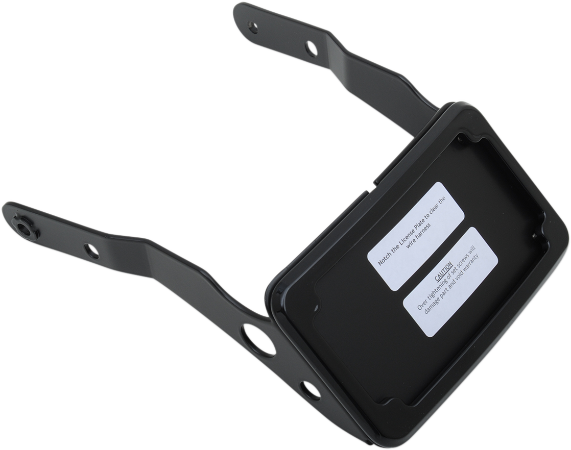 CYCLE VISIONS LP Plate Frame & Mount with Tag Light - XL / Black 2030-1265