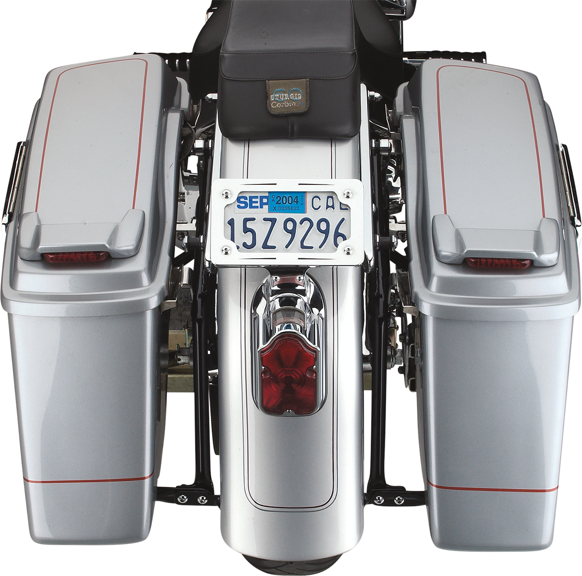 CYCLE VISIONS Saddlebag Mounts - Black / FLST '86-'07 3501-0102