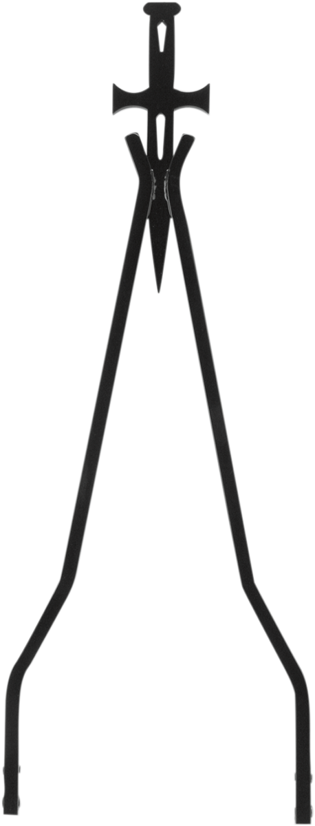CYCLE VISIONS Sissy Bar Stick - Black / 30" Daggertude 1501-0385