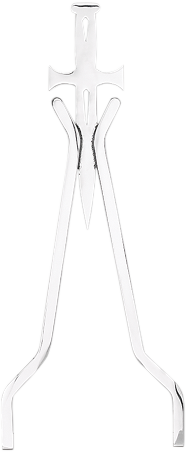CYCLE VISIONS Sissy Bar Stick - Chrome / 18" Daggertude 1501-0380