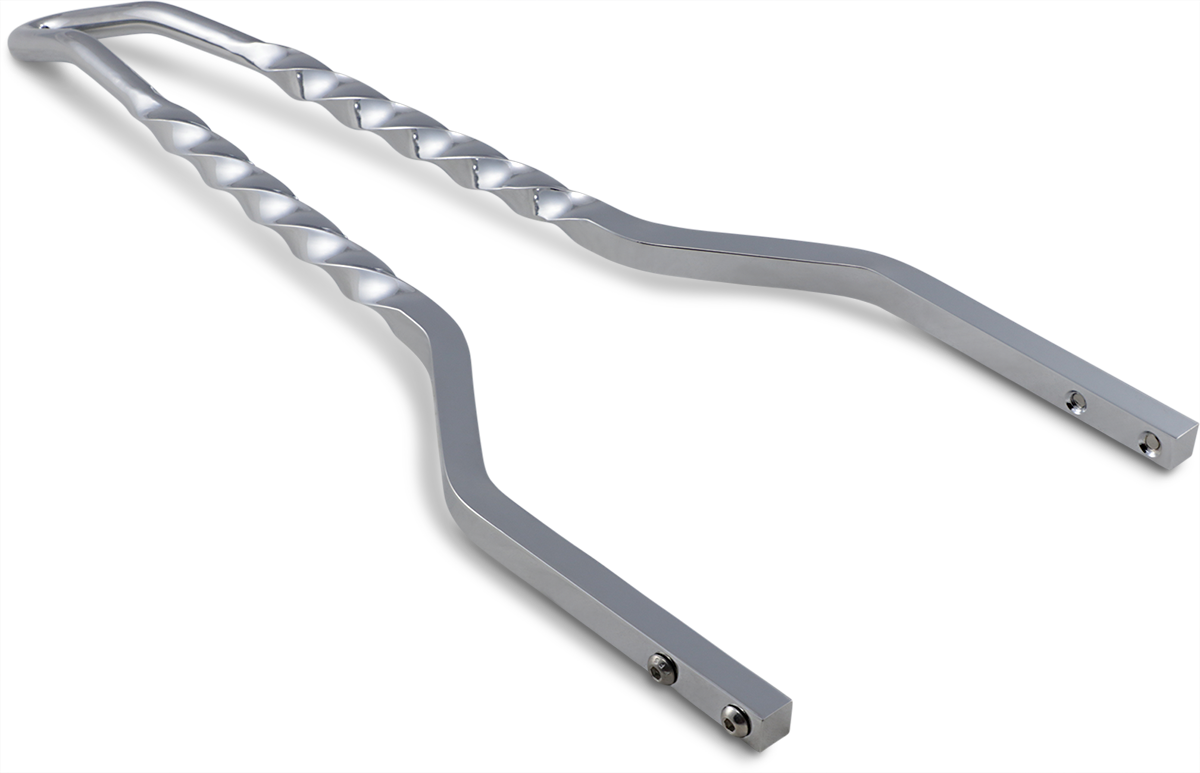CYCLE VISIONS Twisted Sticks Sissy Bar - Chrome / 18" 1501-0479