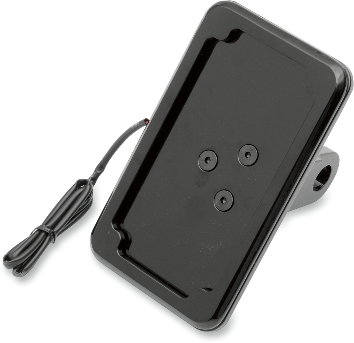 CYCLE VISIONS Vertical License Plate Mount with Light - Black / '05-'21 XL 2030-0331