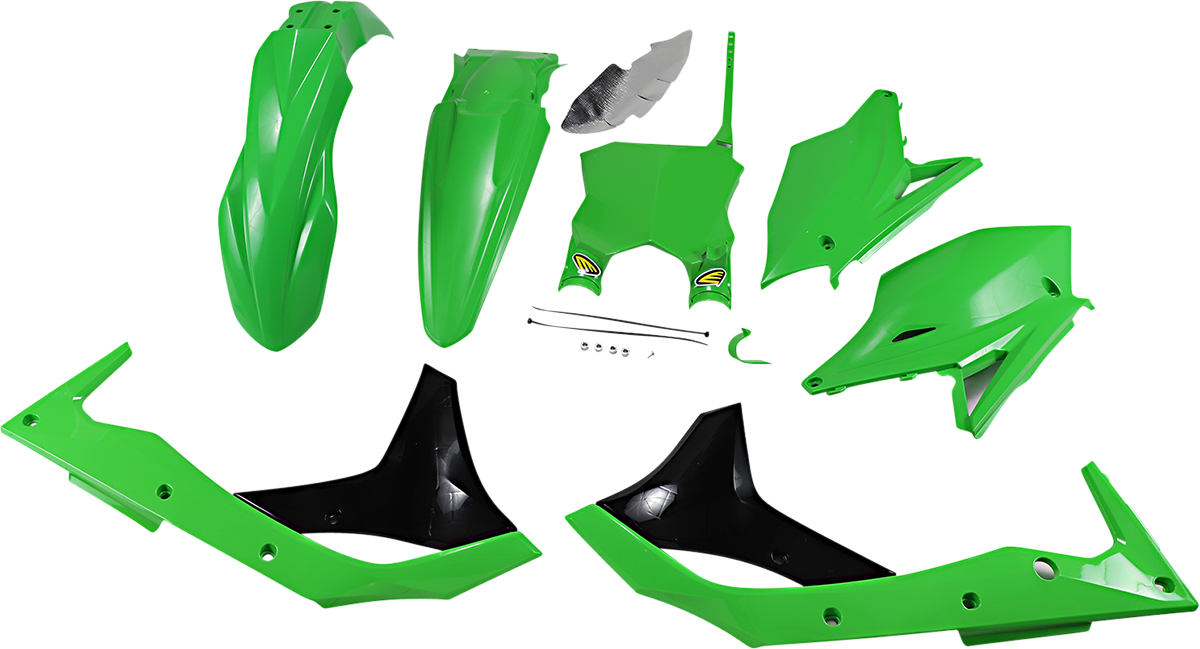 CYCRA 5 Piece Replica Body Kit - '20 OEM Green/Black / KX 250F 1403-3239