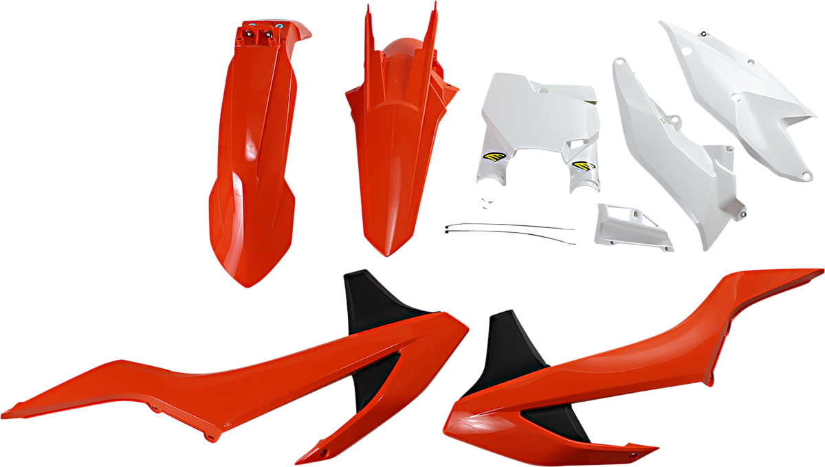 CYCRA 5 Piece Replica Body Kit - OEM '18 Orange/White/Black / KTM 1403-3249