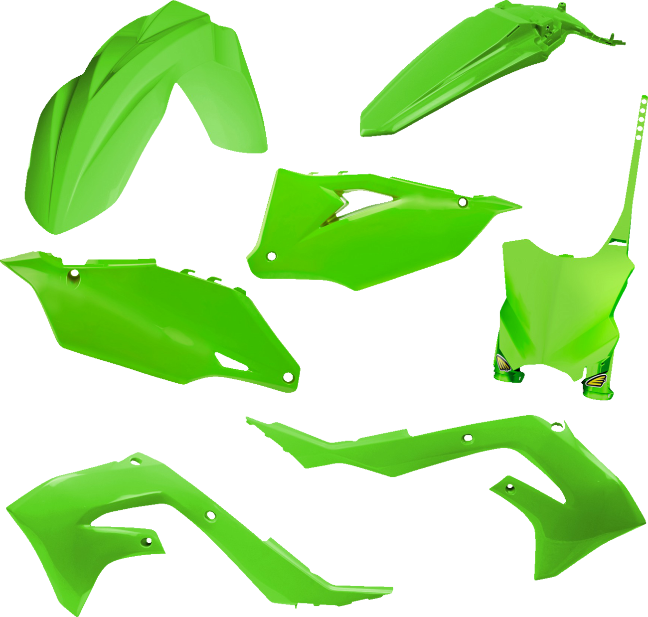 CYCRA 5 Piece Replica Body Kit - OEM Green / Kawasaki 1403-3691