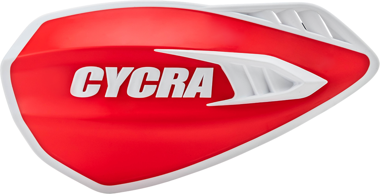 CYCRA Cyclone Handguards - Red/White 0635-1737