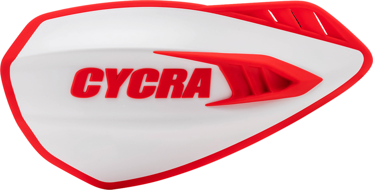 CYCRA Cyclone Handguards - White/Red 0635-1733