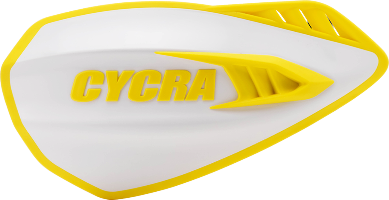 CYCRA Cyclone Handguards - White/Yellow 0635-1731