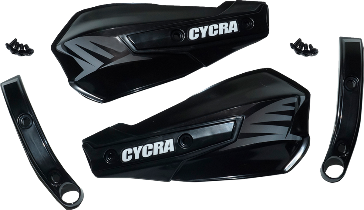 CYCRA Replacement Vortex Handshields w/ Abrasion Guards - Black 0635-2775