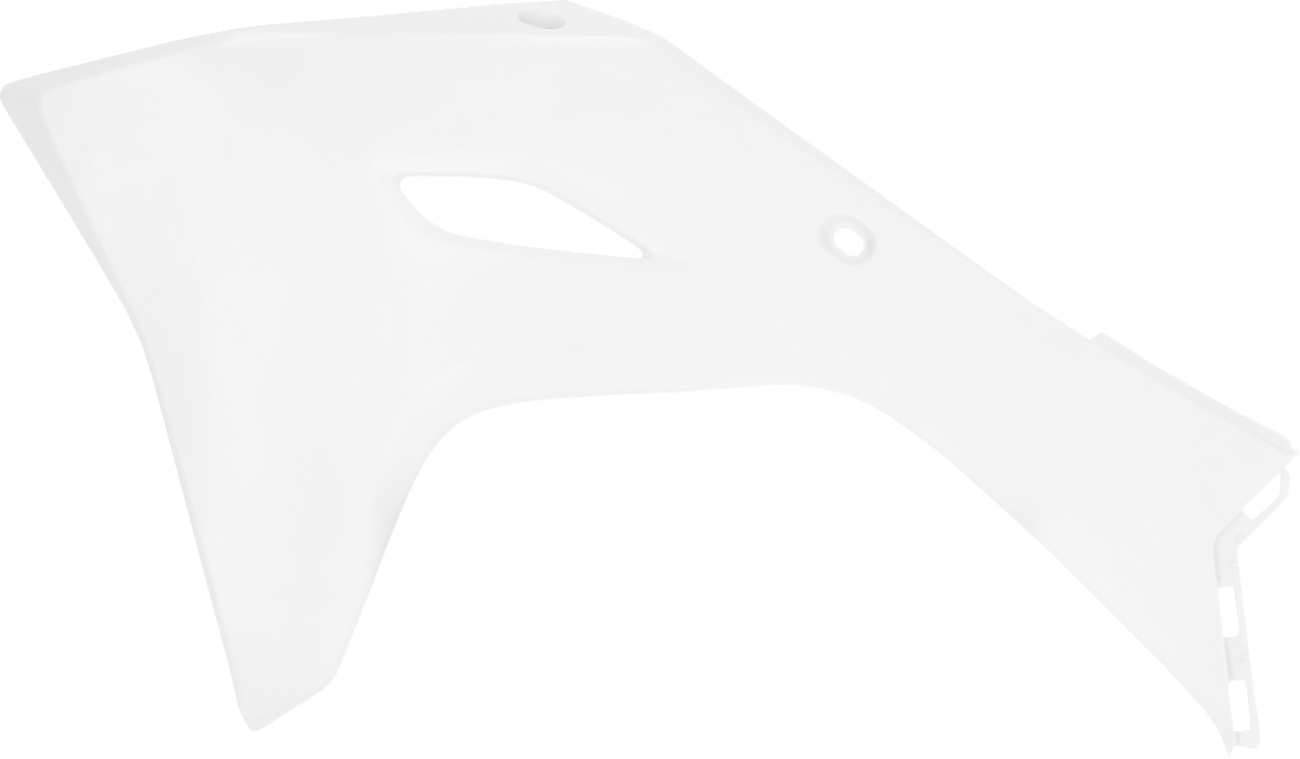 CYCRA Replica Radiator Shrouds - White / Kawasaki KX 450 1403-4093