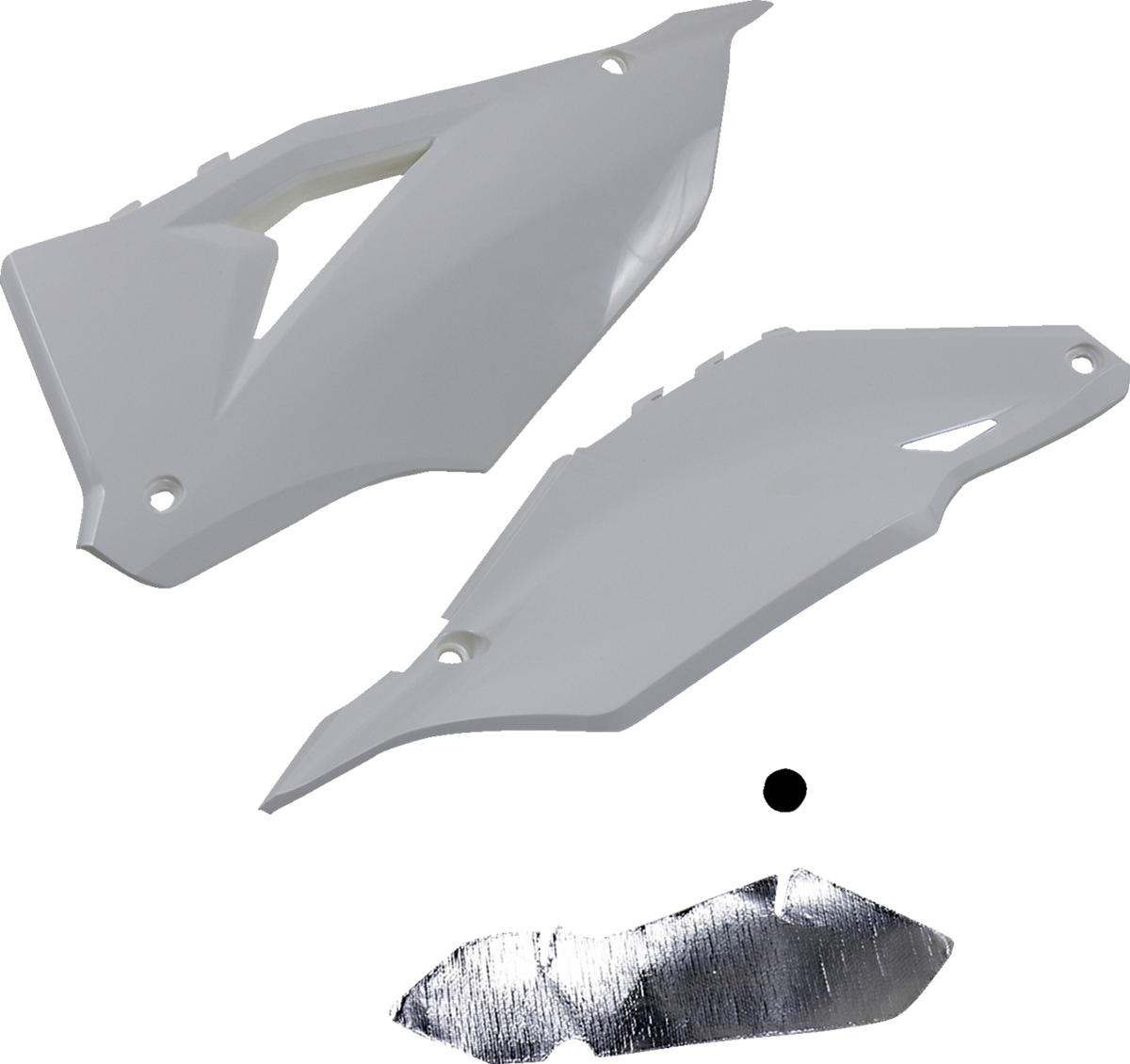 CYCRA Side Panels - White / Kawasaki / KX '19-'23 0520-2826