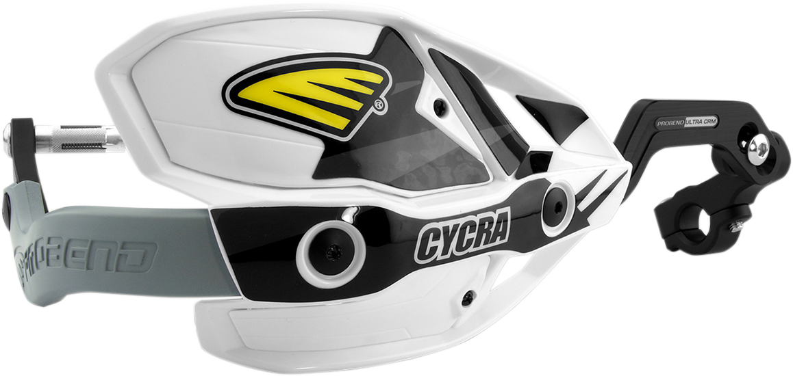 CYCRA Ultra Probend CRM Wrap Around Handguards for 1-1/8" Handlebars - White/White 0635-1193