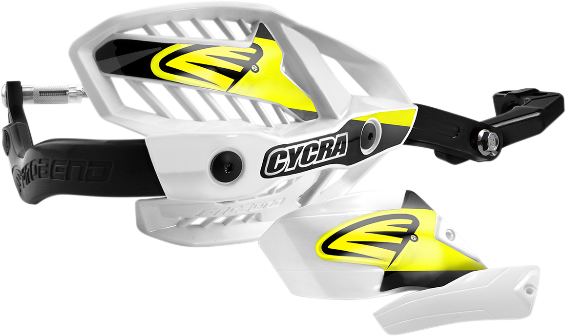 CYCRA Ultra Probend HCM Handguards - 1-1/8" / White 0635-1538