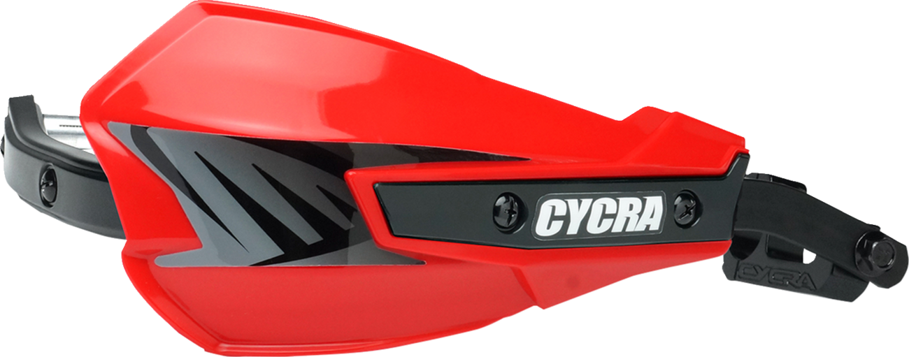 CYCRA Vortex Handguards - Universal U-Clamp / Red 0635-2678
