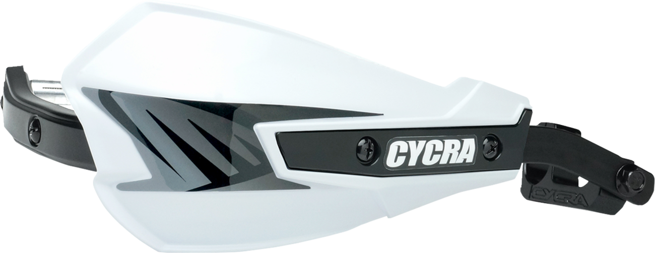CYCRA Vortex Handguards - Universal U-Clamp / White 0635-2679