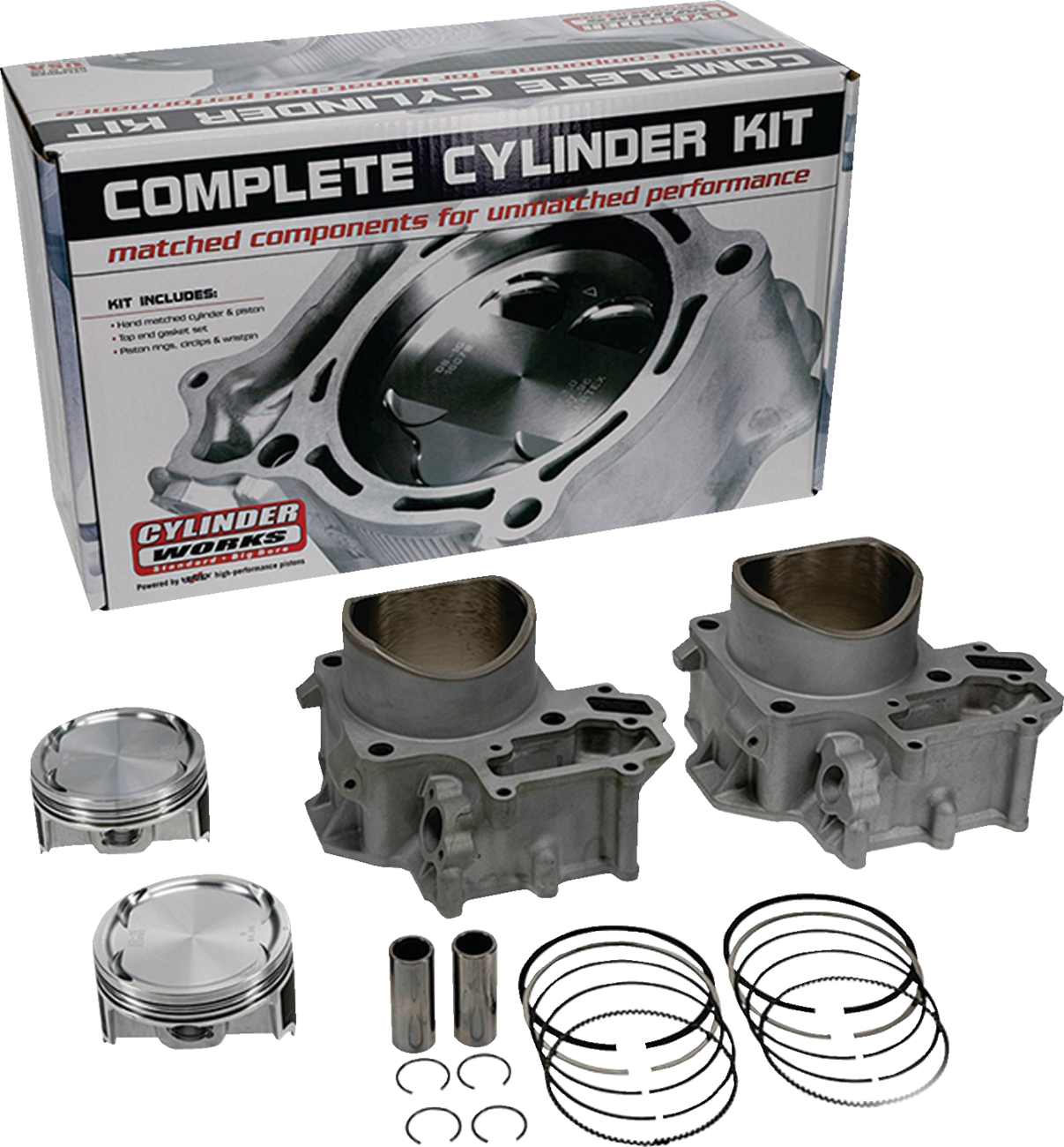 CYLINDER WORKS Cylinder Kit - High Compression / 85.00 mm / Kawasaki 0931-1090