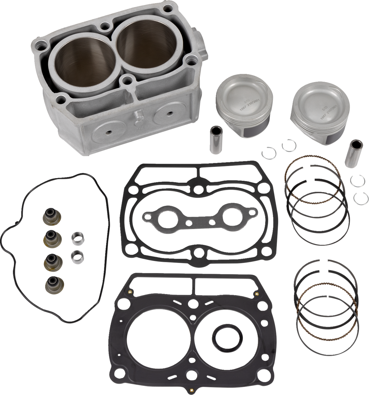 CYLINDER WORKS Cylinder Kit - Standard Bore / 80.00 mm / Polaris 0931-0614