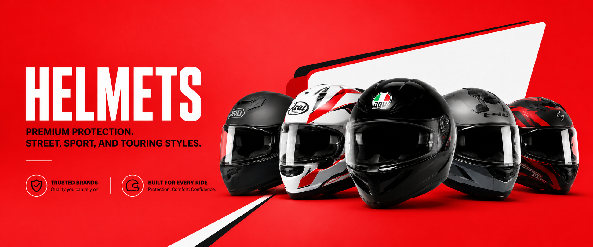 Motorcycle apparel and riding gear promotion