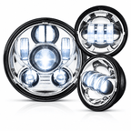 Eagle Lights 8900PK Heritage Softail Springer LED Headlight and Passing Light Kit