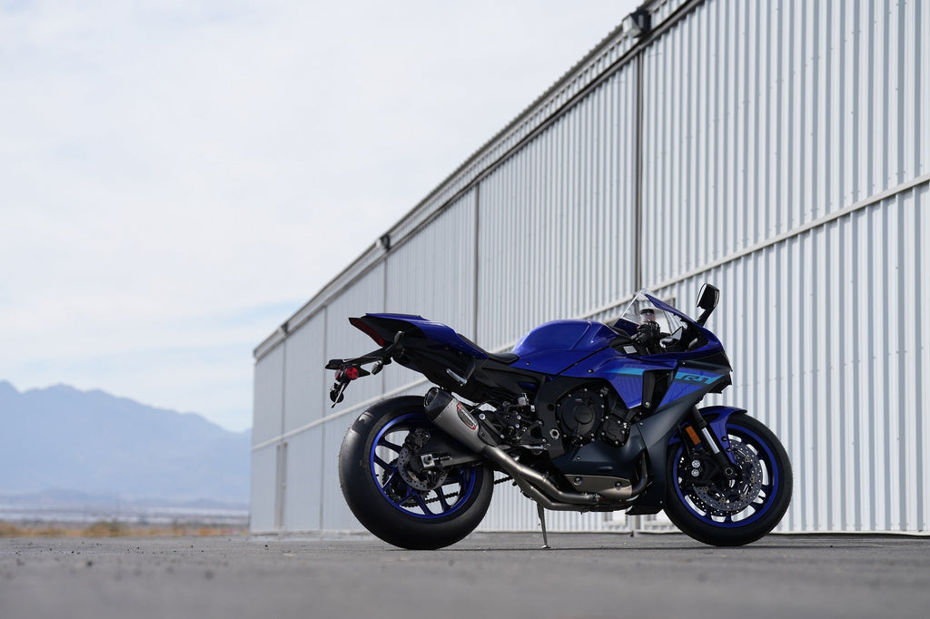 Yoshimura YZF-R1/M/S 15-25 Race Alpha T Stainless 3/4 Exhaust, w/ Stainless Muffler