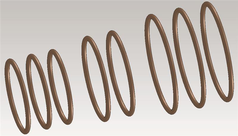 Cometic Gasket Cometic ATI 7in Damper O-Ring Rebuild Kit - 3 Ring Design - C5982-060
