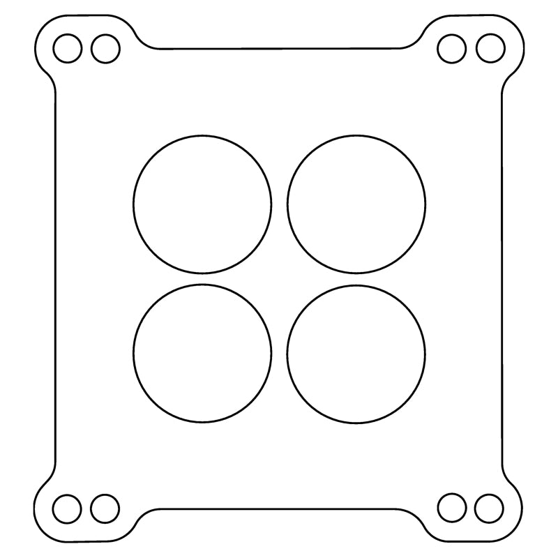 Cometic Gasket Cometic Carter AFB Holley 4 Barrel .039in Fiber Carburetor Gasket - 4-Hole - Double Drilled - C15181