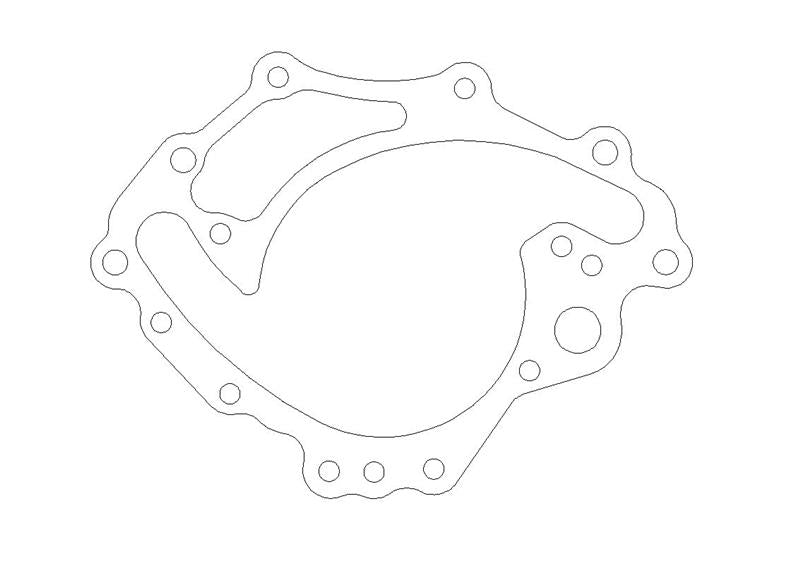 Cometic Gasket Cometic Ford 302/351W Windsor V8 .018in AFM Water Pump Cover Plate Gasket - SVO - C5663-018