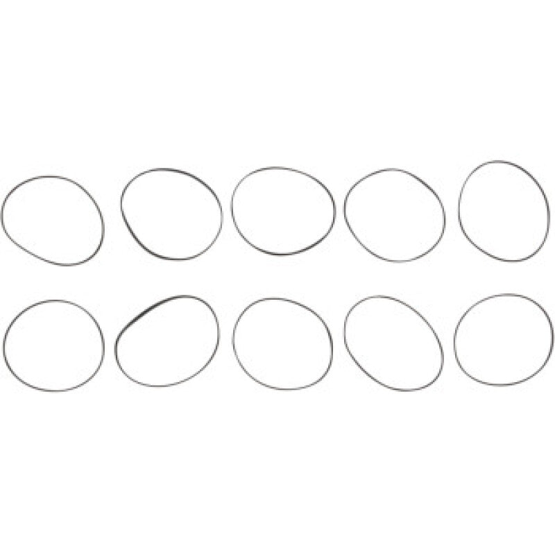 Cometic Gasket Cometic Harley-Davidson 1977-90 All Xl Oil Pump Cover Lathe Cut Ring Seal, 25Pk - C9445
