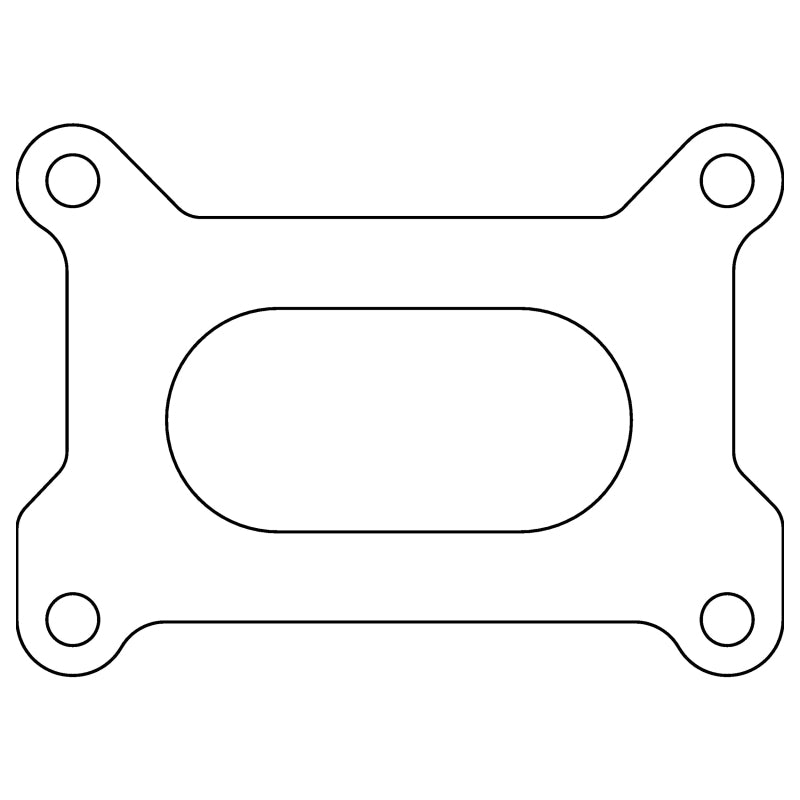 Cometic Gasket Cometic Holley 2 Barrel 500 CFM .039in Fiber Carburetor Gasket - 3.640in x 1.750in - Open Plenum - C15184