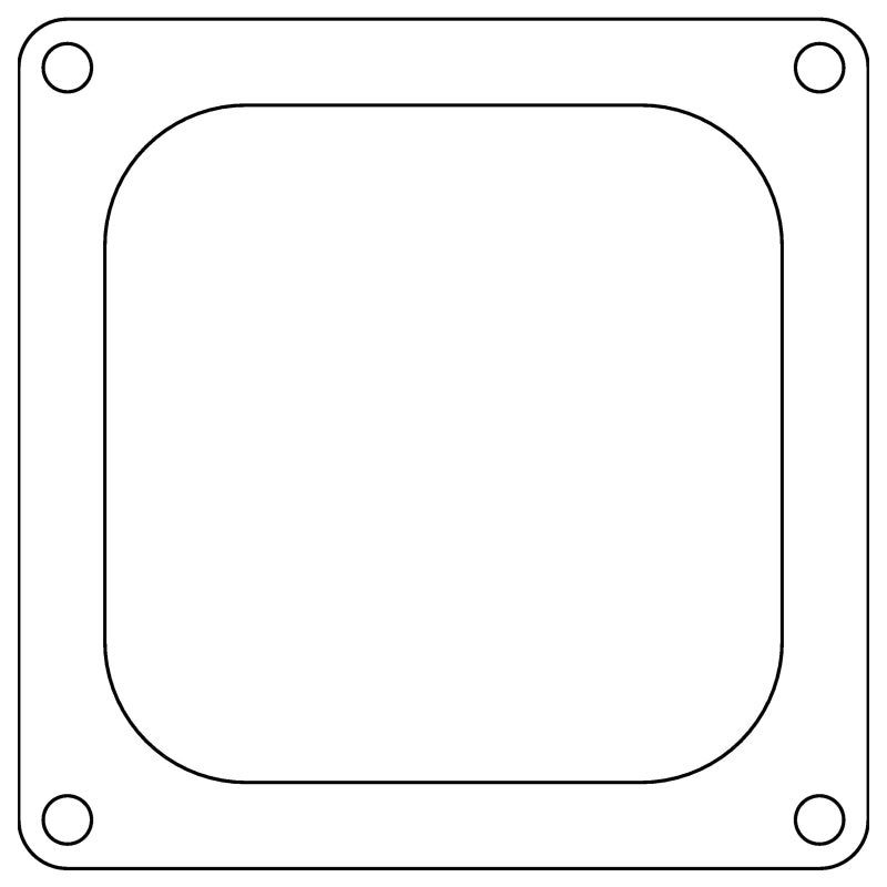 Cometic Gasket Cometic Holley 4500 Dominator .060in Fiber Carburetor Gasket - 4.775in x 4.775in - Open Plenum - C15238FC